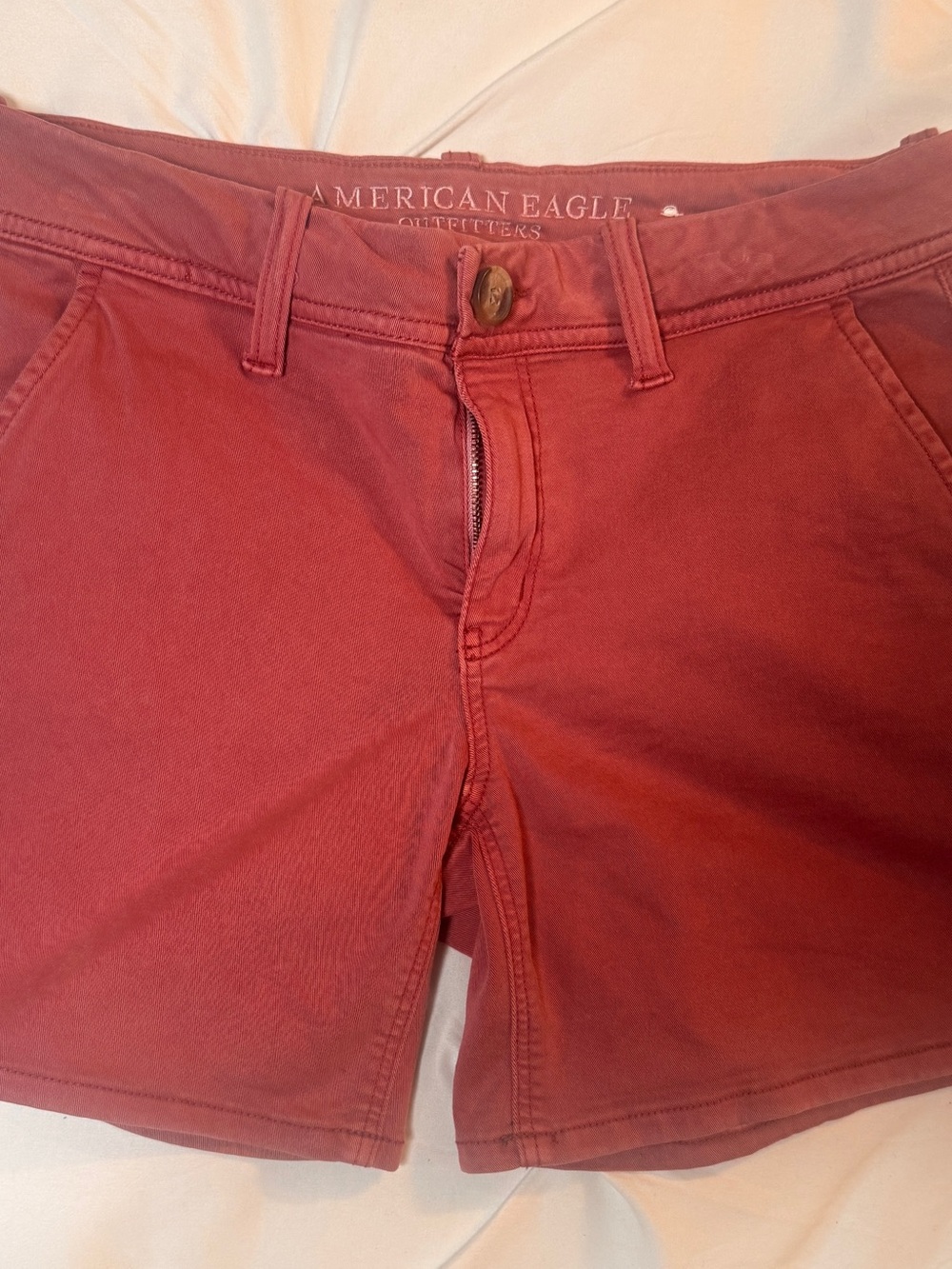 American Eagle Outfitters Women’s Red Cotton Shorts sz 8